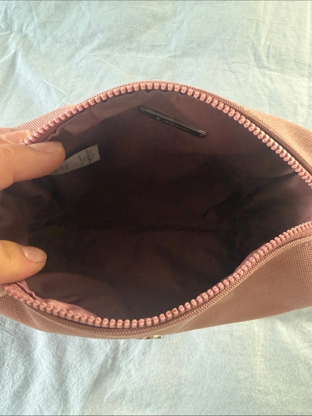 lululemon athletica Dusty Rose Canvas Cosmetic Case